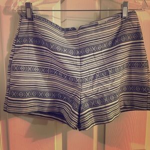 Jolt Black & White Shorts